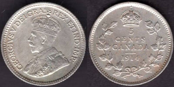 Canada. Five Cents 1914.  dy22850