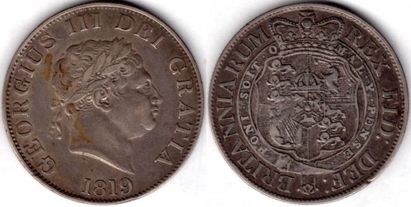 George III. Halfcrown   1819                   dy22873
