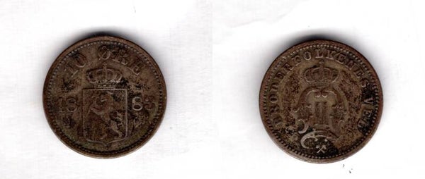 Norway. Ten Ore 1883.   dy23149
