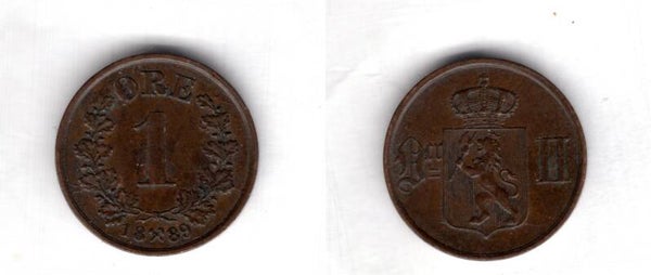 Norway. One Ore 1889.   dy23151