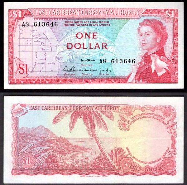 ECCA. $1 (1965) A8  613646 Crisp VF £14   DY23271