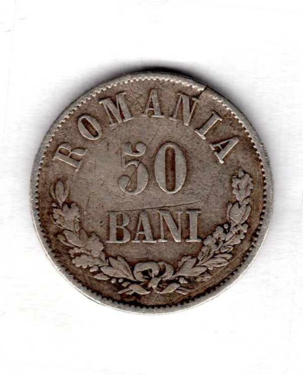 Romania. 50 Bani 1873.   dy23340