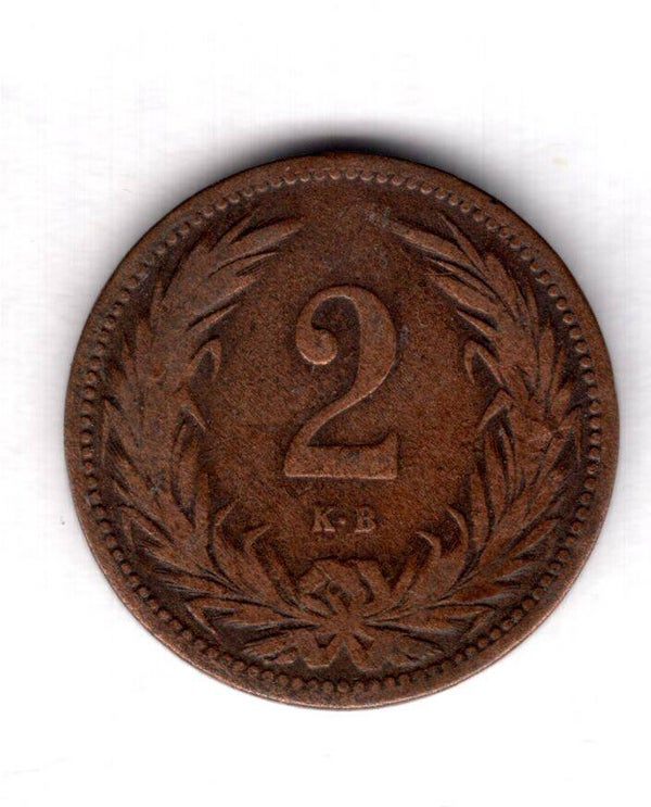 Hungary. Two Filler 1903.   dy23344
