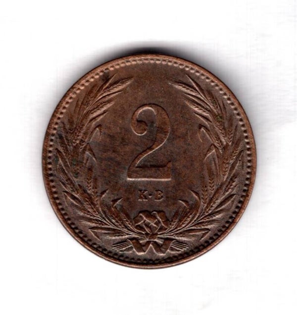 Hungary. Two Filler 1901.   dy23345