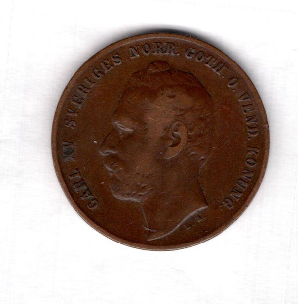 Sweden. Two Ore 1861.   dy23372