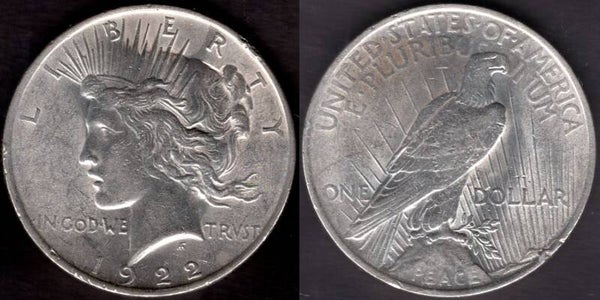 USA. Dollar 1922P     dy23390