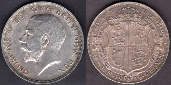 George V. Halfcrown 1915   DY23392