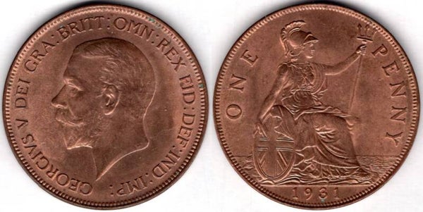 George V. Penny 1931     dy23393