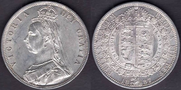 Victoria. Halfcrown 1887       dy23405