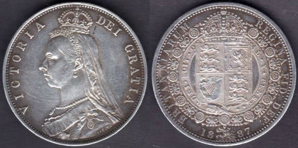 Victoria. Halfcrown 1887     dy23441