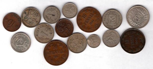 Finland. 15 Coins.   dy23466