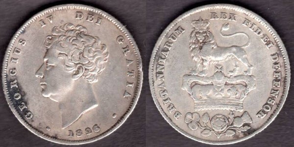 George IV. Shilling 1826    dy23478