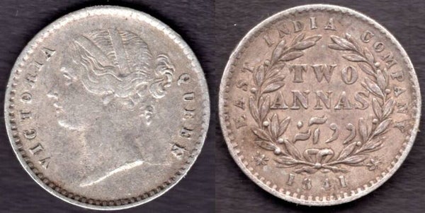 East India Company. 1/4 Rupee 1841.  dy23483