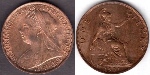 Victoria. Penny 1901        dy23492