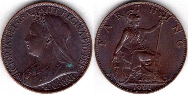 Victoria. Farthing 1901     dy23495