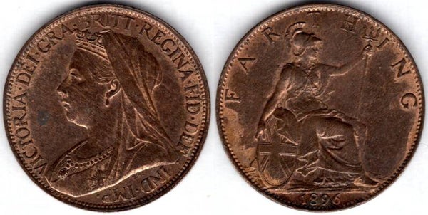 Victoria. Farthing 1896   dy23496