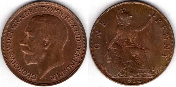 George V. Penny 1914    dy23503