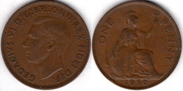 George VI. Penny 1950      dy23509