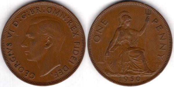 George VI. Penny 1950      dy23510