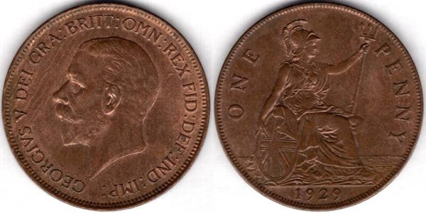 George V. Penny 1929       dy23512