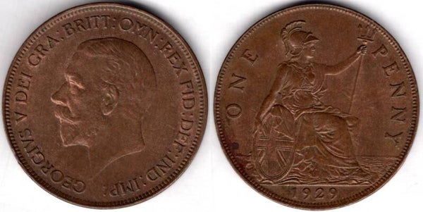 George V. Penny 1929     dy23546