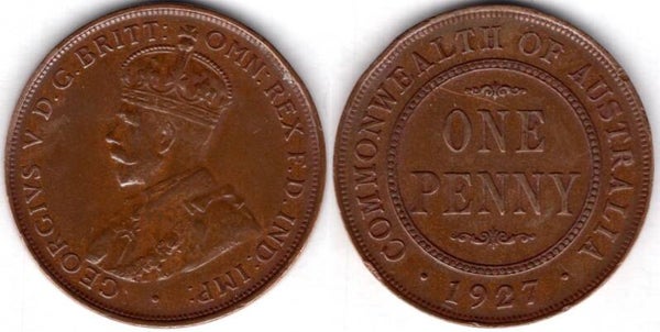 Australia. Penny 1927.  dy23617