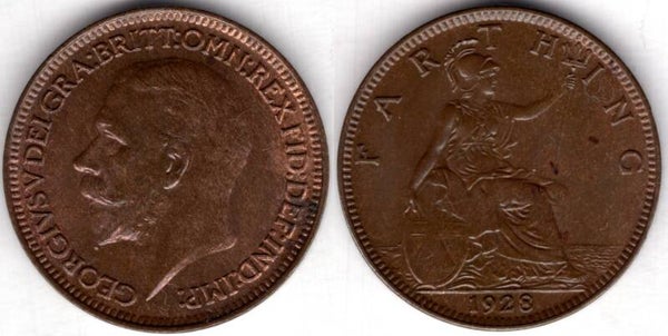 George V. Farthing 1928      dy23639