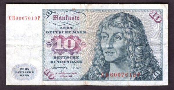 West Germany. 10DM 1977 Nearly Fine.  dy23677