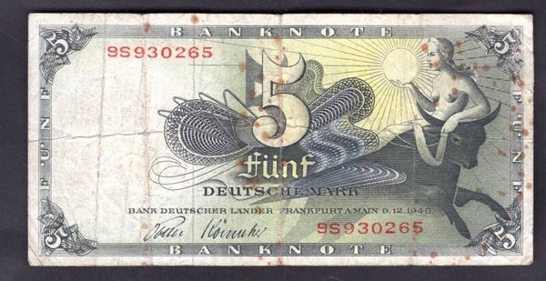 West Germany. 5DM 1948 GF.   dy23680