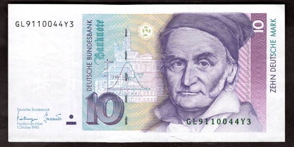 West Germany. 10DM 1993 GL9110044Y3 VF.  dy23681