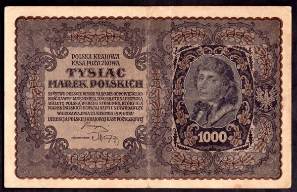 Poland. 1,000 Marek 841131  Crisp VF.  dy23727