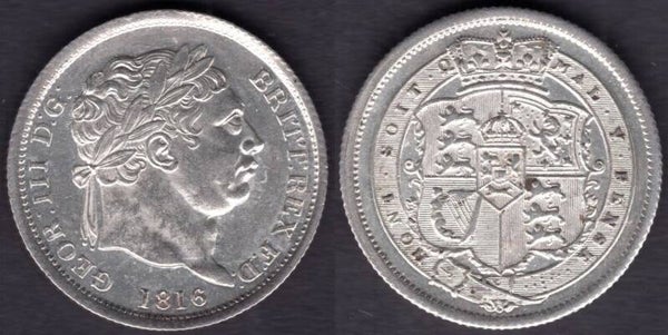 George III. Shilling 1816            dy23775