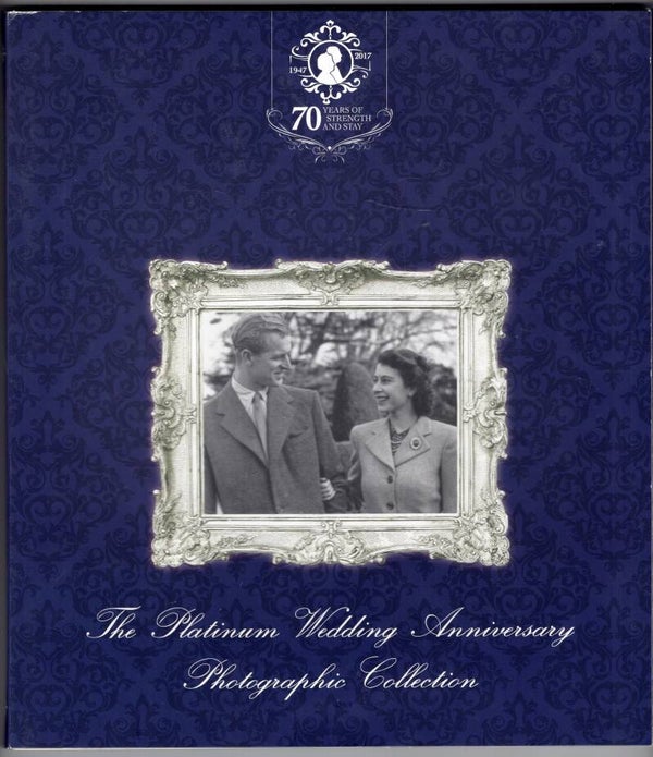 British Royal Family Platinum Wedding Anniversary Crown Set.  dy23824