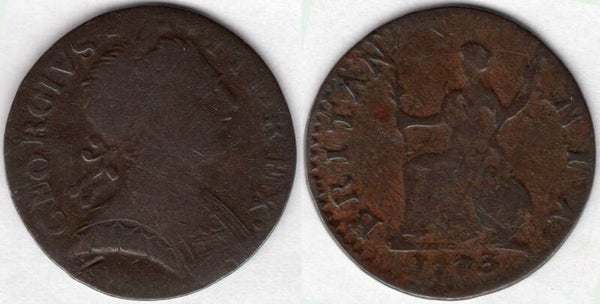 GB/USA. Evasion Farthing 1773.  dy23832