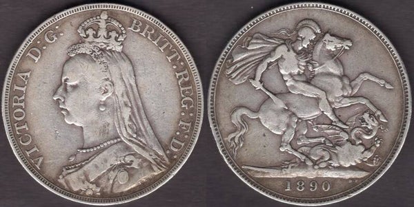 Great Britain. Victoria. Crown 1890.   dy23848