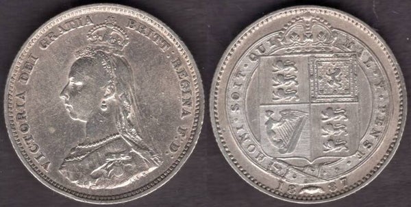Great Britain. Victoria. Shilling 1887. dy23870