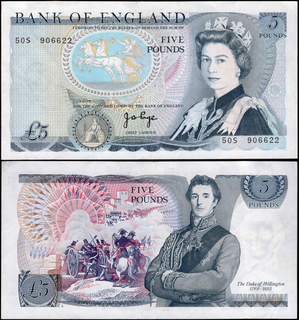 Page £5 (1973) 50S Crisp F-VF   dy23914