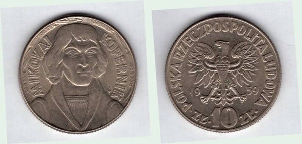 Poland. 10 Zloty 1959.  dy23941