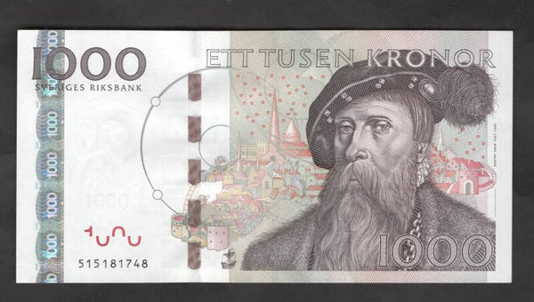 Sweden. 1,000 Kronor 2005 (WPM 67) 515181748 Crisp GVF+.