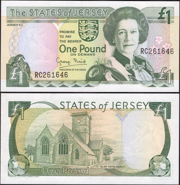 Jersey. One Pound (1993) RC261646  UNC.  dy24464