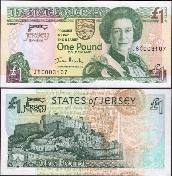 Jersey. One Pound 1204-2004 J8 C003107 AU-UNC.