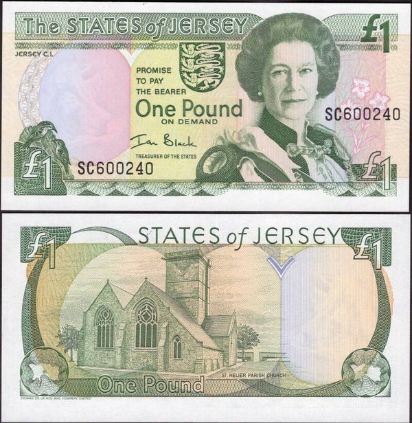 Jersey. One Pound (1990s) SC600240 UNC.  dy24469