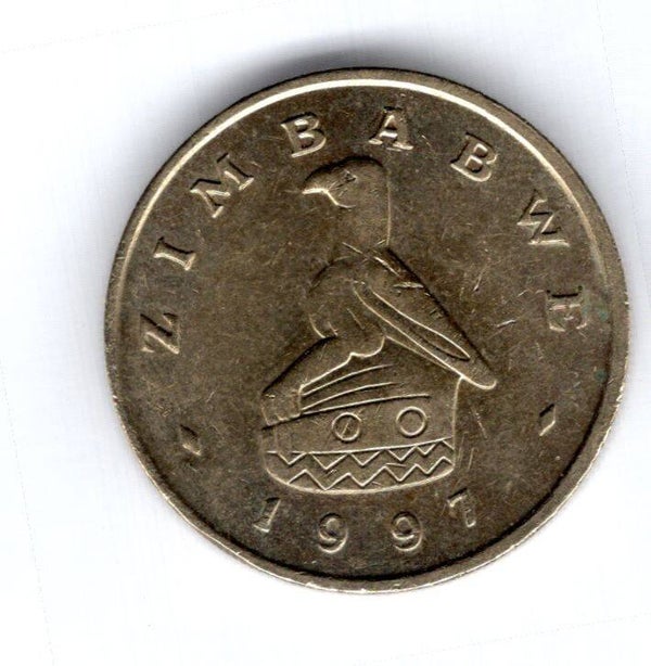 Zimbabwe. 2 Dollars 1997.