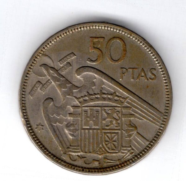 Spain. 50 Pesetas 1949 (58).