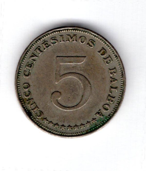 Panama. 5 Centesimos 1962.              DYK11994b