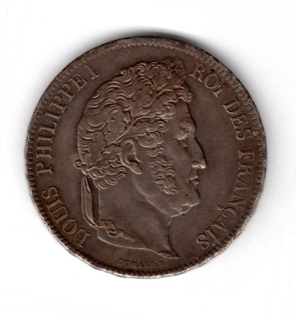 France. Five Francs 1838A. EF.    EB10935