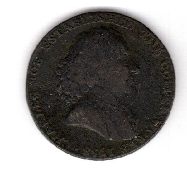 Macclesfield. Halfpenny 1791.