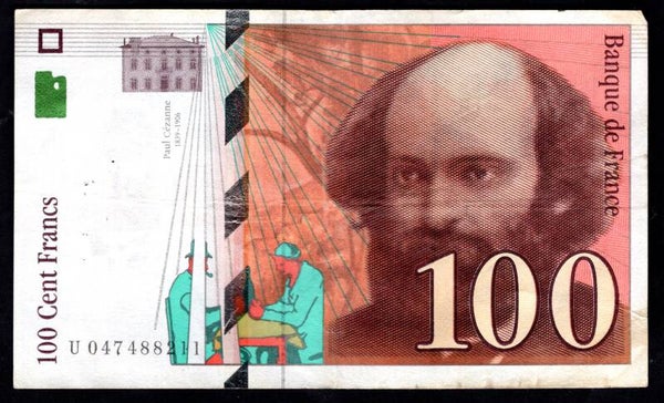 France, 100 Francs, 1998, U 047488211. VF.