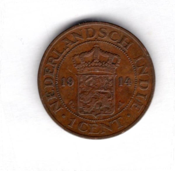 Netherlands Indies. 1 Cent 1914.   mv11779