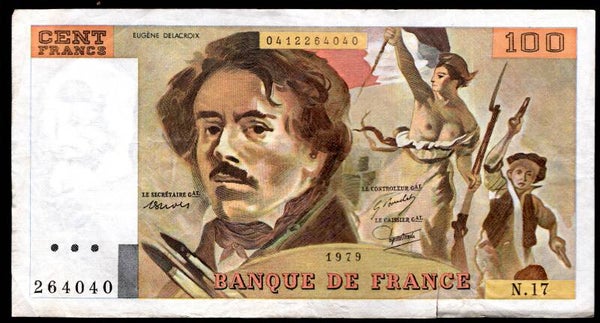 France. 100 Francs 1979. 0412264040. GF.